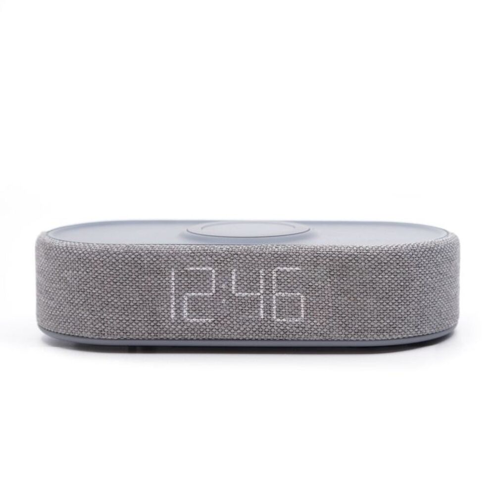 Capello - Power Tray Alarm Table Clock Gray - Capello Gray